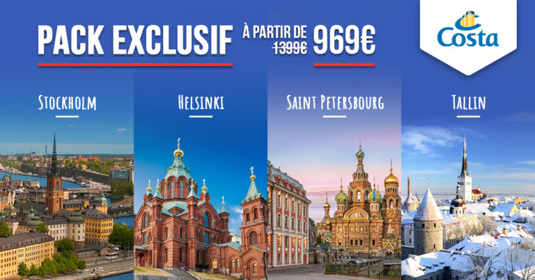 offre exclusive croisiere europe du nord costa crosiere