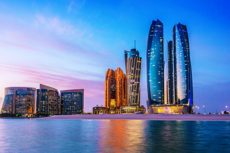 Etihad Towers in Abu Dhabi